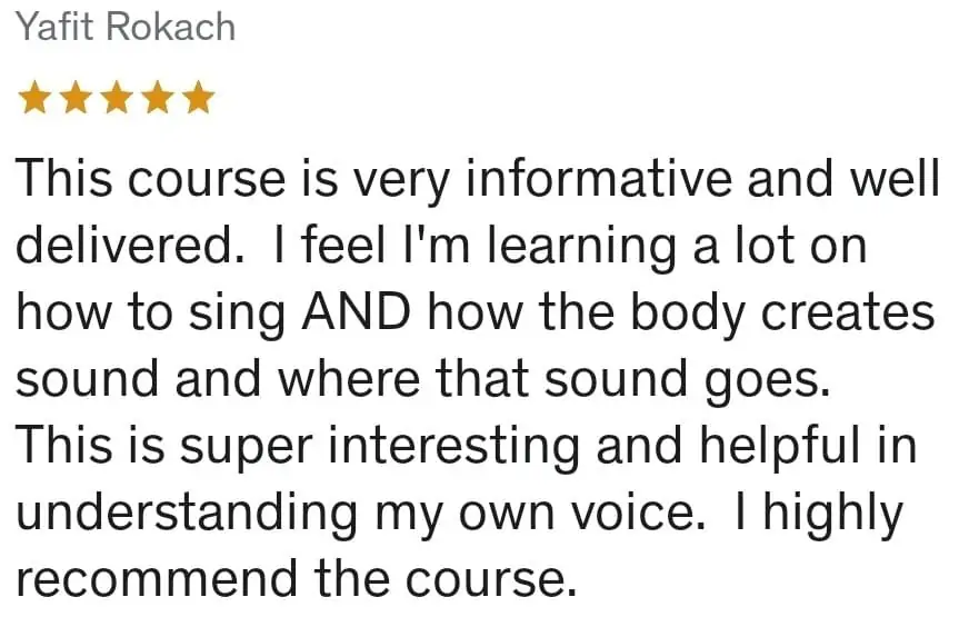 Beginner Singer Course Reviews - Adam Mishan (AM Vocal Studios)